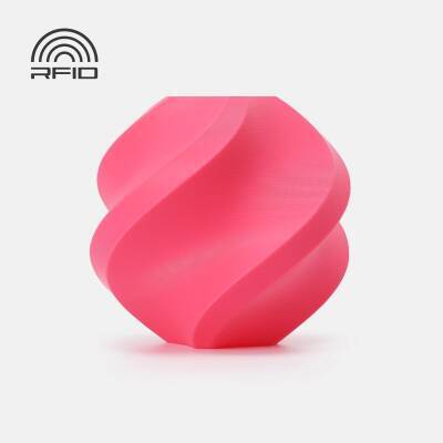 Bambu Lab PLA Basic Filament Sıcak Pembe 1.75mm 1000gr - Makarasız 