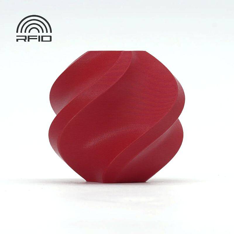 Bambu Lab PLA Matte Filament Dark Red 1.75mm 1000gr - 2