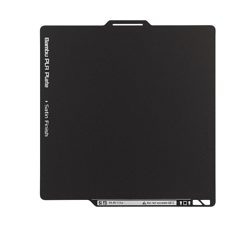 Bambu Lab Orijinal PLA Satin Plate FAP005 - A1 / P1 / X1 Uyumlu 256x256mm - 1