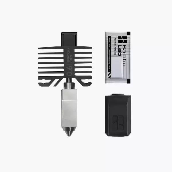 Bambu Lab X1/P1 Serisi 0.6mm Hotend Nozzle Seti - FAH005-N-1 - 1