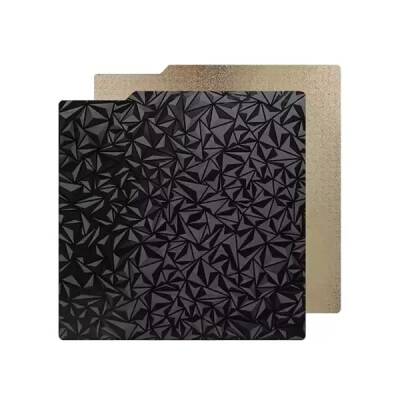 Bambu Lab X1/ P1S/ A1 Uyumlu Çift Taraflı PEI-PEO Yay Çeliği Tabla - 256x256mm - Robolink