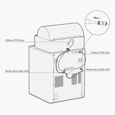 Bambu Lab X1 Serisi PTFE Tüp (3 Adet) - FAT001 - 2 data-big=