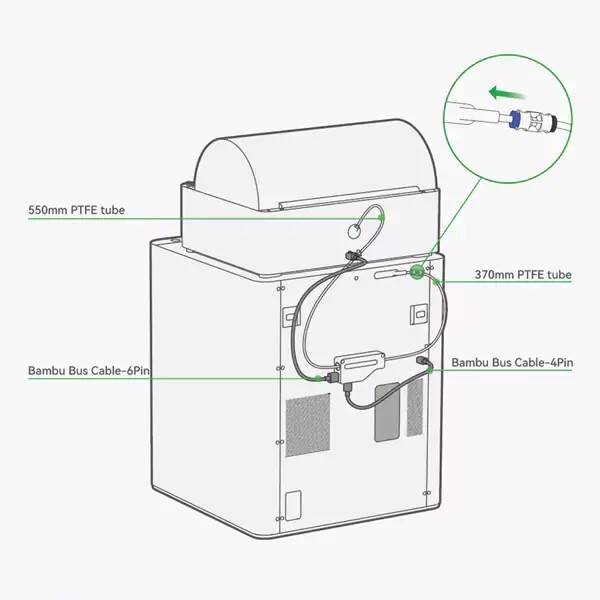 Bambu Lab X1 Serisi PTFE Tüp (3 Adet) - FAT001 - 2