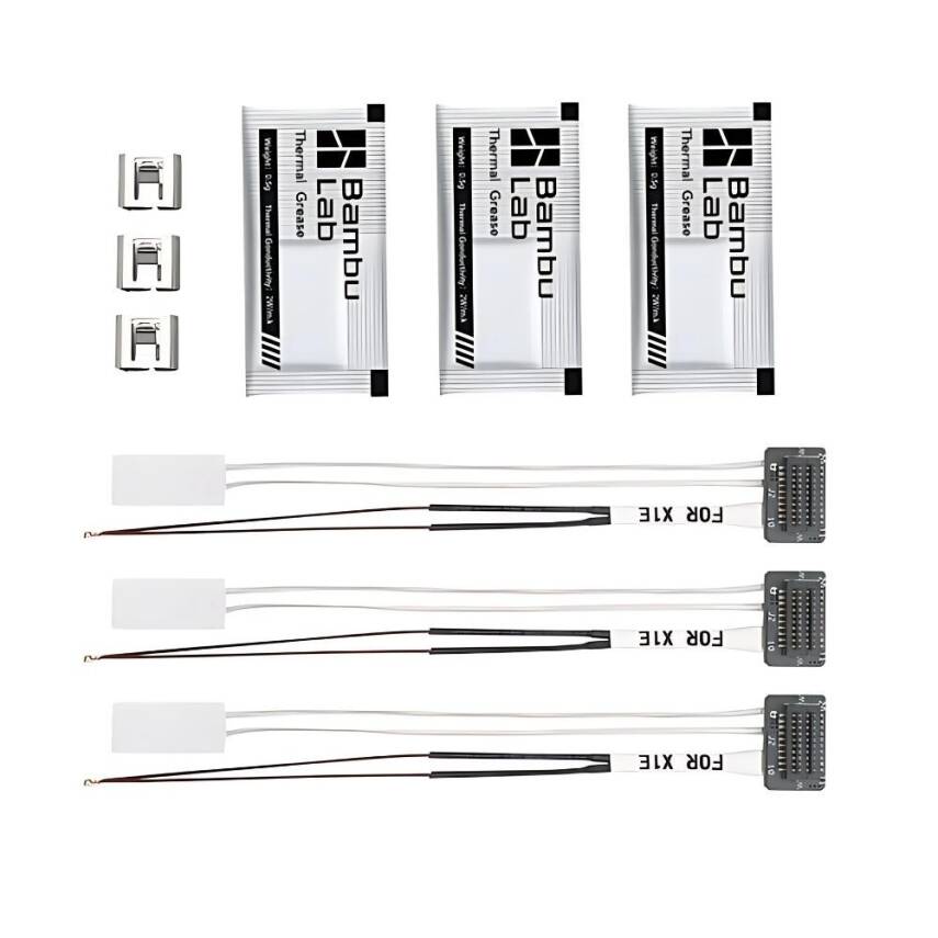 Bambu Lab X1E Seramik Isıtıcı ve Termistör Seti 3 Adet - FAH017 - 1
