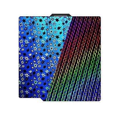 Bambu Lab A1 / X1 / P1 / P2S / X2D Uyumlu Çift Taraflı Manyetik Meteor Shower - North Star PEI Tabla - 256x256mm