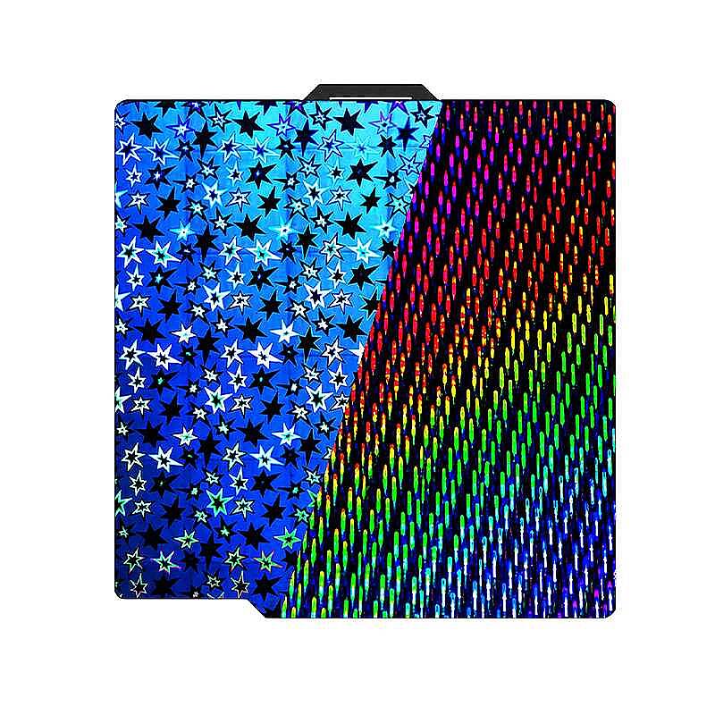 Bambu Lab A1 / X1 / P1 / P2S / X2D Uyumlu Çift Taraflı Manyetik Meteor Shower - North Star PEI Tabla - 256x256mm - 1
