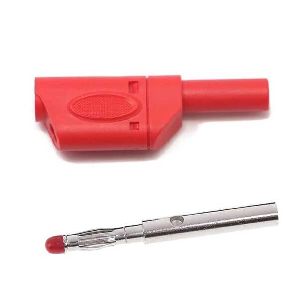 Banana Jak Korumalı Tip 4mm IC-238E - Kırmızı - 1