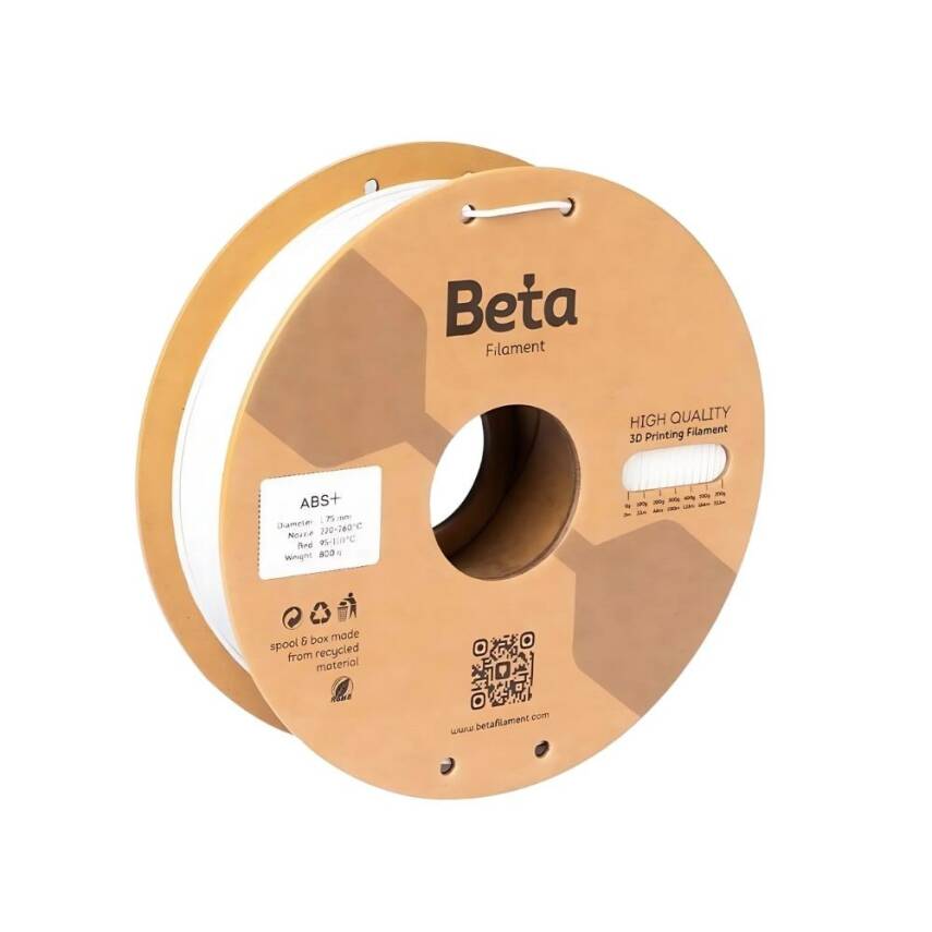 Beta ABS Plus Beyaz Filament 1.75mm 800gr - 1