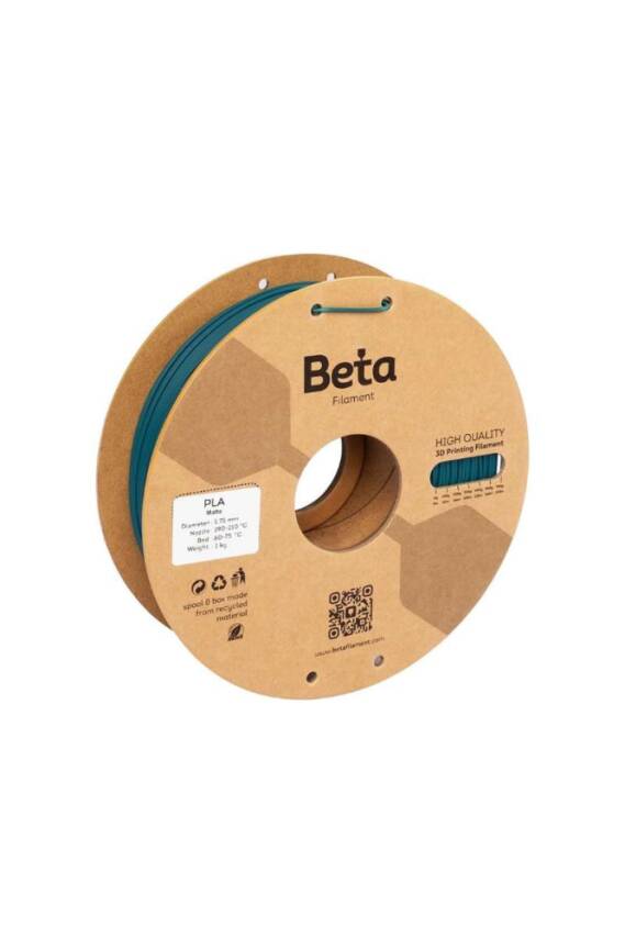 Beta PLA-Matte Filament - Zümrüt - 1Kg - 1