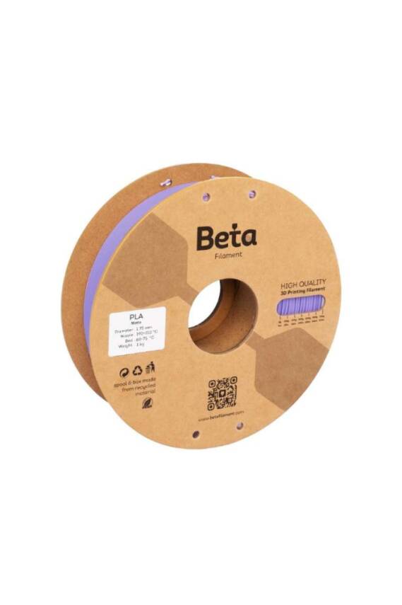 Beta PLA-Matte Filament - Mor - 1Kg - 1