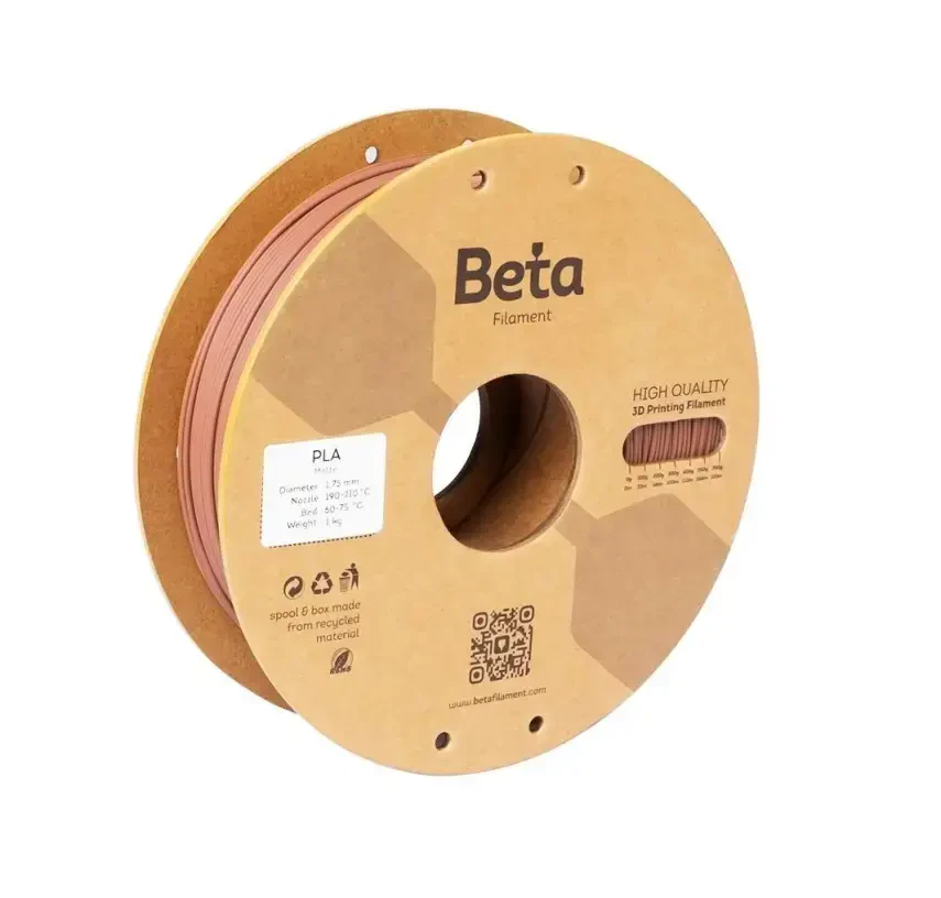 Beta PLA Matte Filament Terracotta 1.75mm 1000gr - Beta