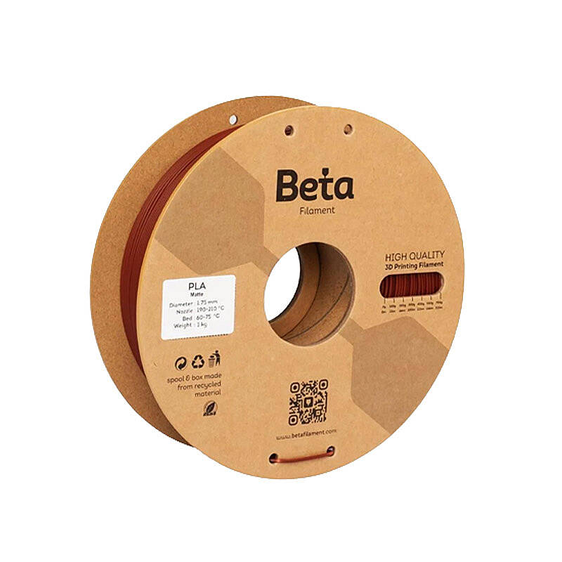 Beta PLA Matte Filament Wine 1.75mm 1000gr - 1