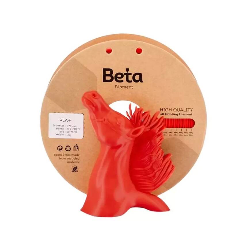 Beta PLA Plus Filament Ateş Kırmızı 1.75mm 1000gr - 2
