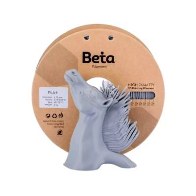 Beta PLA Plus Filament Gri 1.75mm 1000gr - Beta (1)