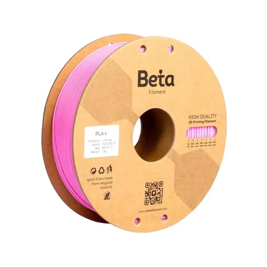 Beta PLA Plus Filament Gül Pembe 1.75mm 1000gr - 1