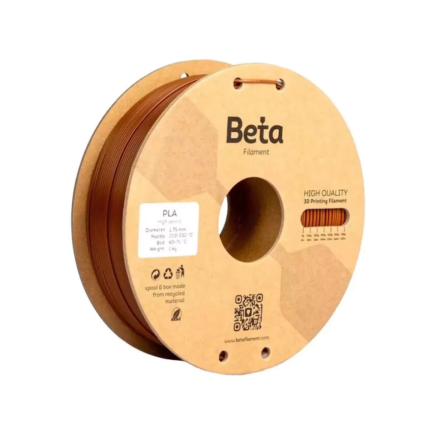 Beta PLA Plus Filament Kahverengi 1.75mm 1000gr - 1