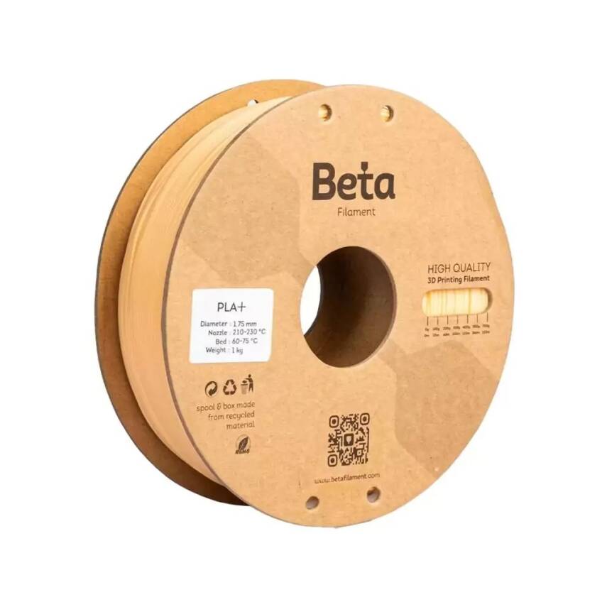 Beta PLA Plus Filament Krem 1.75mm 1000gr - 1