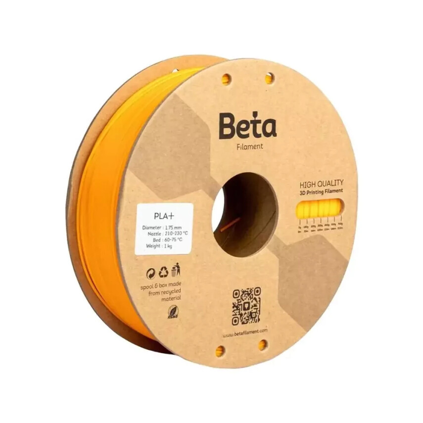 Beta PLA Plus Filament Mercan Turuncu 1.75mm 1000gr - 1