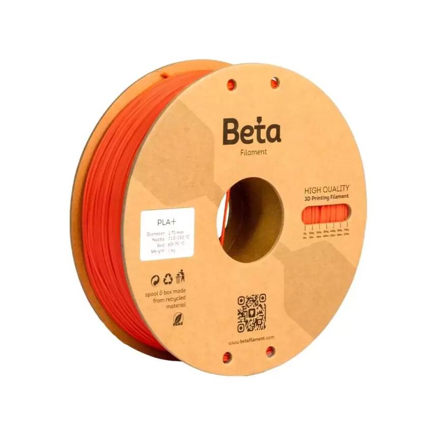 Beta PLA Plus Filament Neo Kırmızı 1.75mm 1000gr - 1