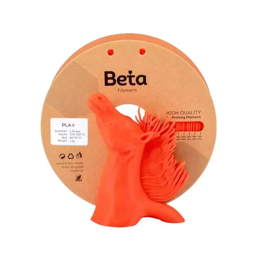 Beta PLA Plus Filament Neo Kırmızı 1.75mm 1000gr - 2