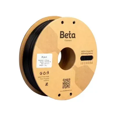 Beta PLA Plus Filament Siyah 1.75mm 1000gr 