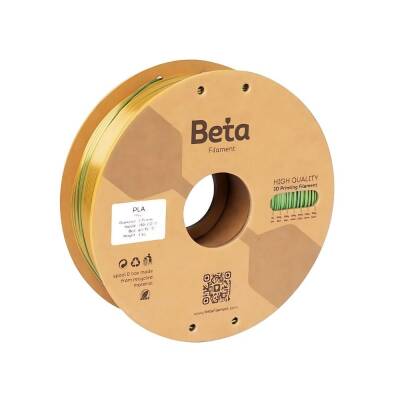 Beta PLA Silk Altın-Yeşil-Fuşya Filament 1.75mm 1000gr - Beta (1)