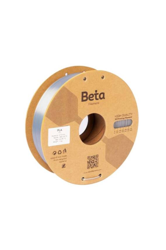 Beta PLA-Silk Filament - Gümüş - 1Kg - 1