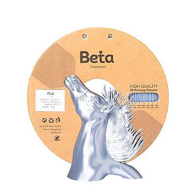 Beta PLA-Silk Filament - Gümüş - 1Kg - 1 data-big=
