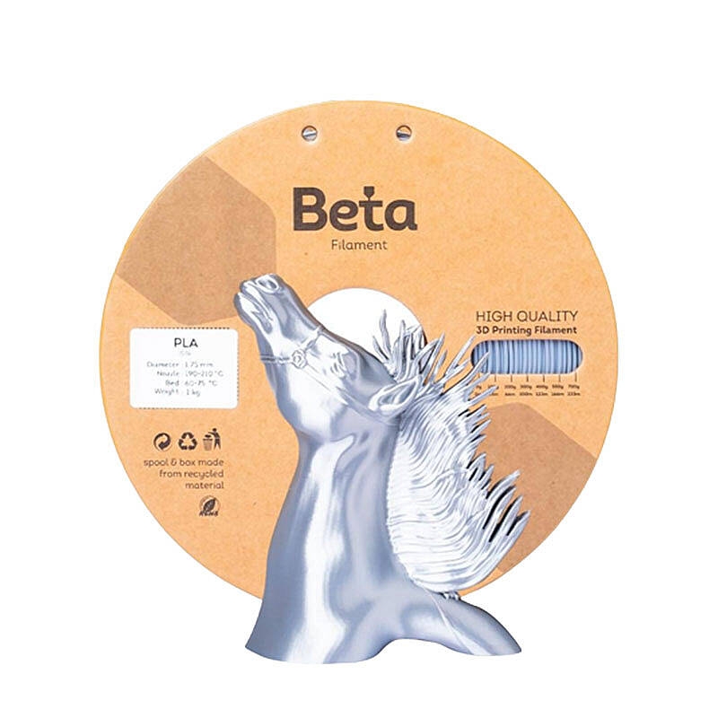 Beta PLA-Silk Filament - Gümüş - 1Kg - 1