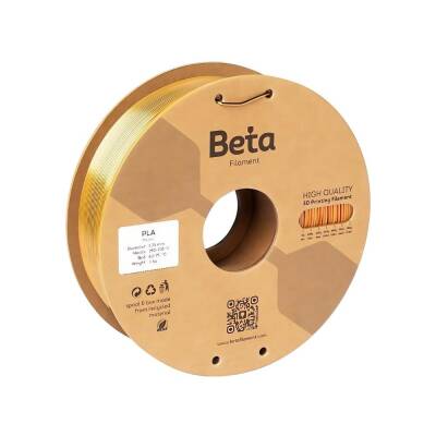 Beta PLA Silk Kırmızı-Altın-Siyah Filament 1.75mm 1000gr - Beta (1)