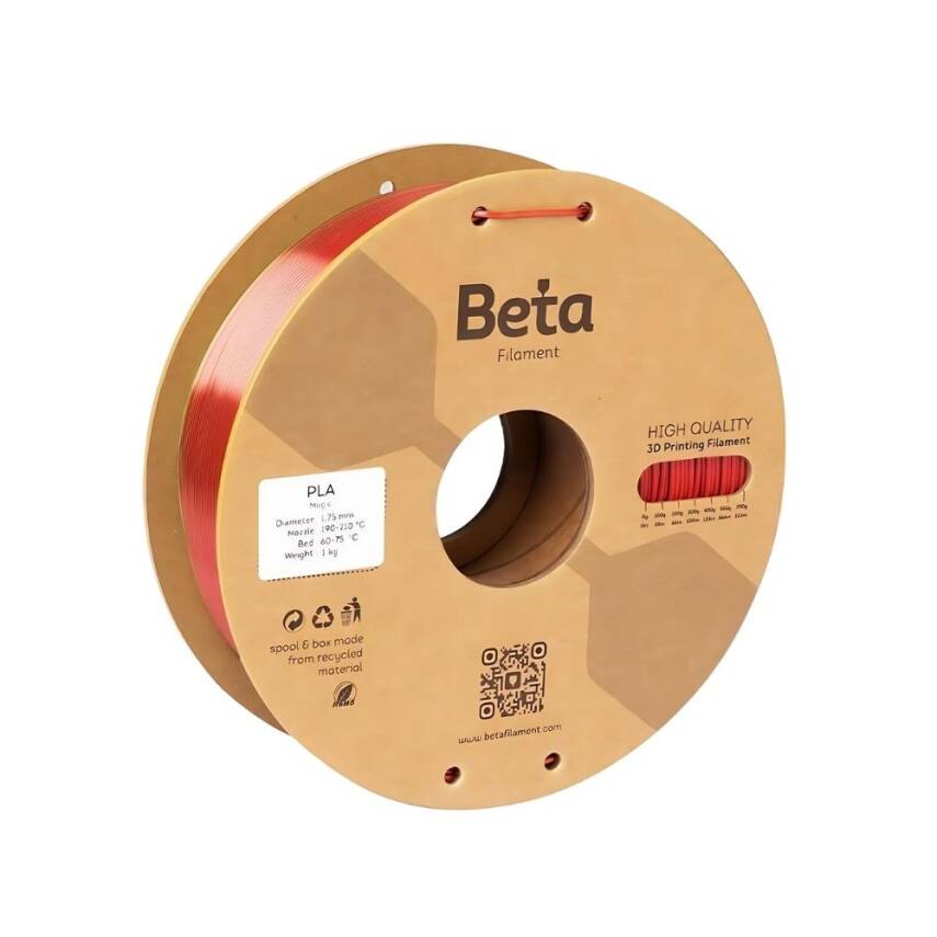 Beta PLA Silk Kırmızı-Yeşil Filament 1.75mm 1000gr - 2
