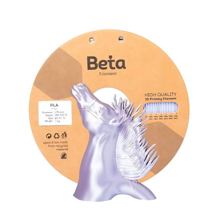 Beta PLA Silk Winter Filament 1.75mm 1000gr - 2