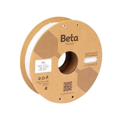 Beta TPU 95A Beyaz Filament 1.75mm 800gr - 1 data-big=