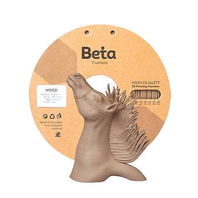 Beta Wood Filament 1.75mm 1000gr - 1 data-big=