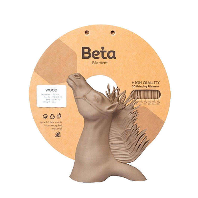 Beta Wood Filament 1.75mm 1000gr - 1