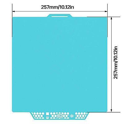 BIQU Panda Glacier A1 / X1 / P1 / P2S / X2D Uyumlu Çift Taraflı Manyetik Soğuk Tabla - 256x256mm - 5 data-big=