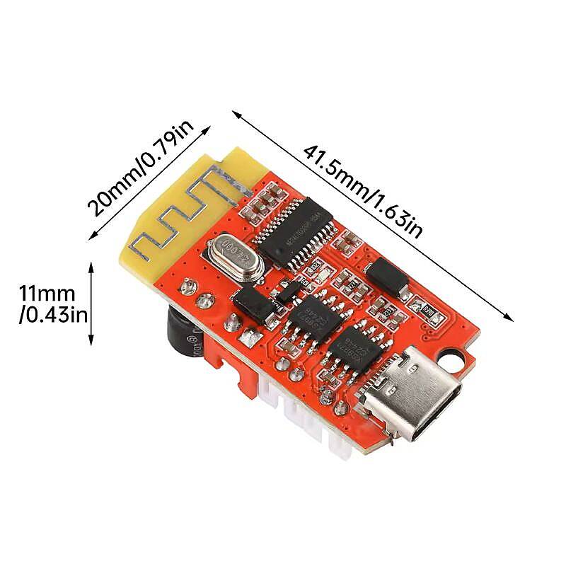Şarj Edilebilir Bluetooth Amfi Devresi 2x5W - CT14 - 2