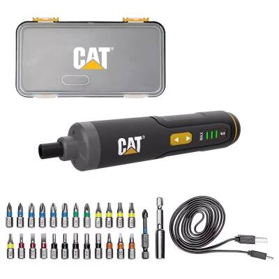 CAT DX1110 Şarjlı Tornavida + 26 Adet Bist Uç - 1 data-big=