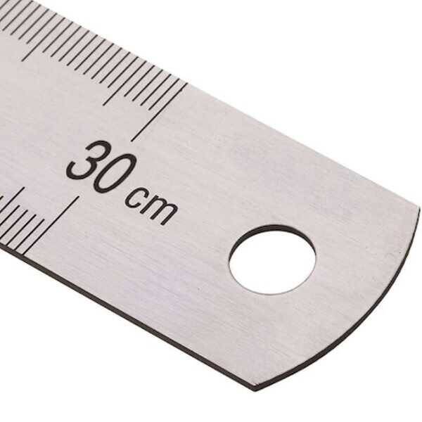 Çelik Cetvel 30cm - 1