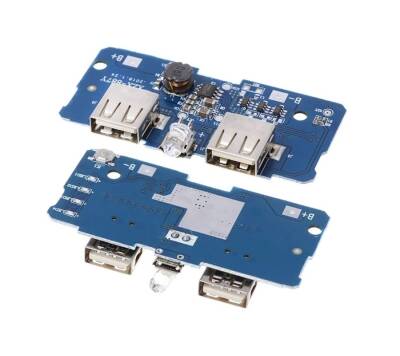 Çift USB Çıkışlı Powerbank Modülü - 2A - Robolink (1)