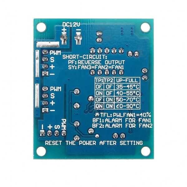 CPU Fan Hız Kontrol Modülü - Yüksek Sıcaklık Alarmı - 4