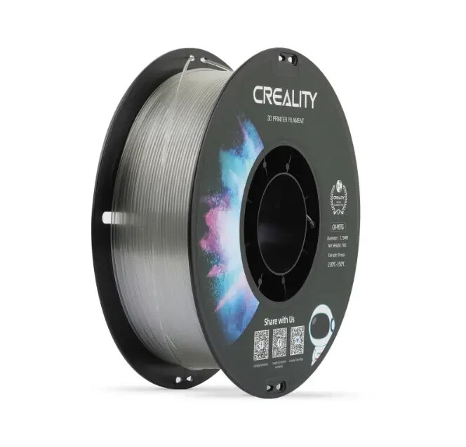 Creality CR-PETG Transparan Filament 1.75mm 1000gr - Creality 3D