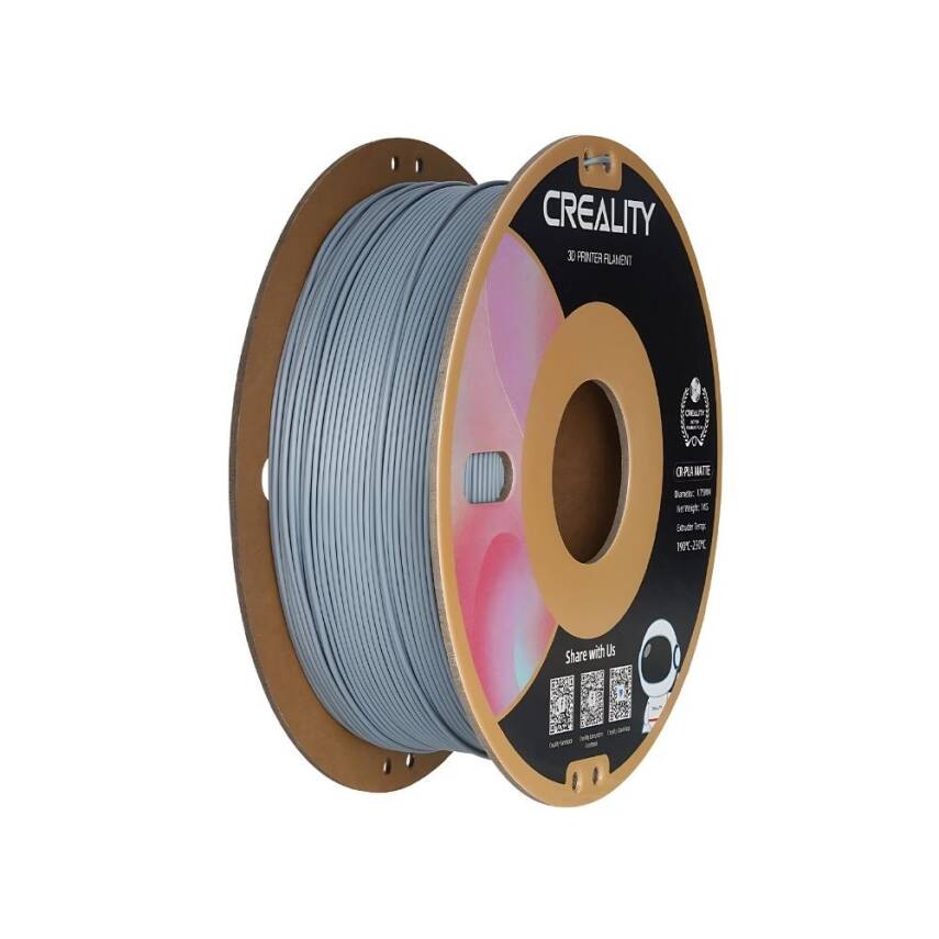 Creality CR-PLA Matte Gri Filament 1.75mm 1000gr - 1
