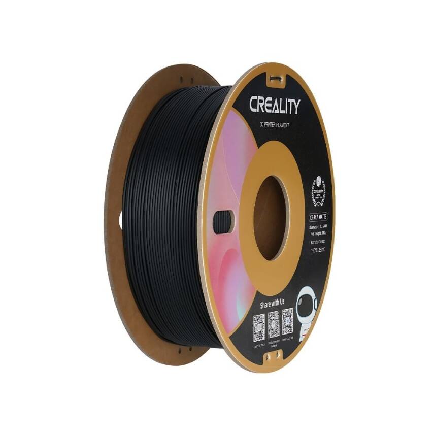 Creality CR-PLA Matte Siyah Filament 1.75mm 1000gr - 1