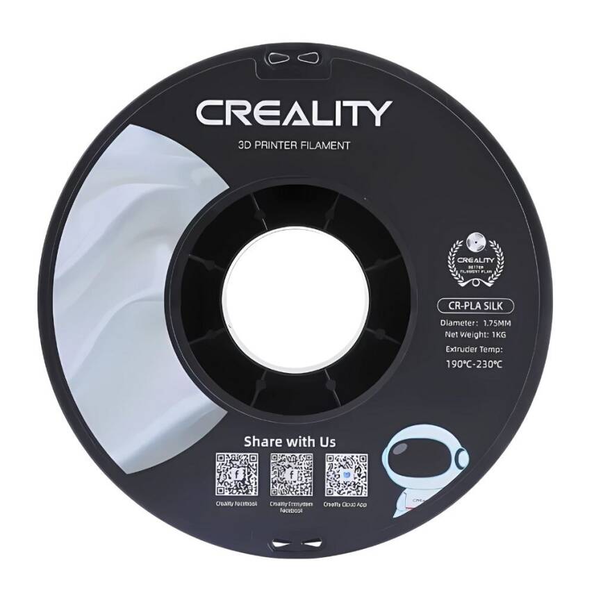 Creality CR-PLA Silk Beyaz Filament 1.75mm 1000gr - 2