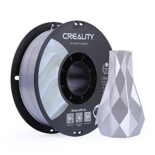 Creality CR-PLA Silk Gümüş Filament 1.75mm 1000gr - 1
