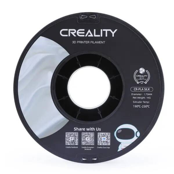 Creality CR-PLA Silk Gümüş Filament 1.75mm 1000gr - 2