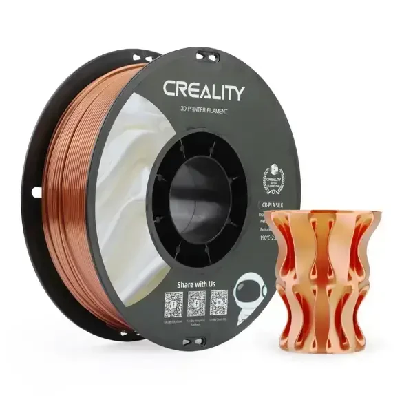 Creality CR-PLA Silk Kırmızı Bakır Filament 1.75mm 1000gr - Creality 3D