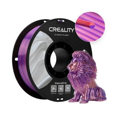 Creality CR-PLA Silk Pembe-Mor Filament 1.75mm 1000gr - Creality 3D (1)