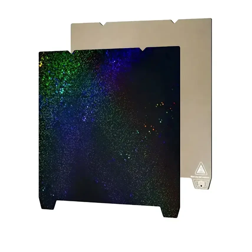 Creality K1 / Ender 3 V3 Serisi Uyumlu Çift Taraflı PEI-PEY Star Yay Çeliği Tabla - 1